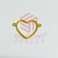 Thin connector medium Heart wide