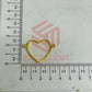 Thin connector medium Heart wide