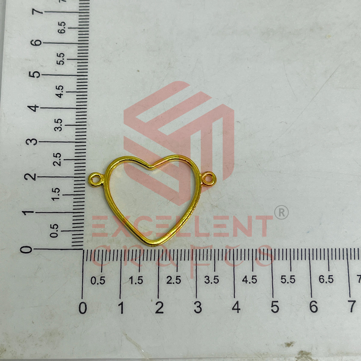 Thin connector medium Heart wide