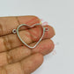 Thin connector medium Heart wide
