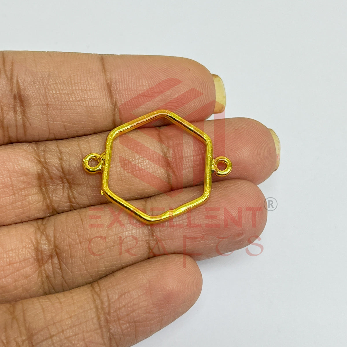 Thin connector Small Hexagon Wide