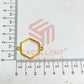 Thin connector Small Hexagon Wide