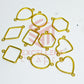 Thin connector Small Mixed Design