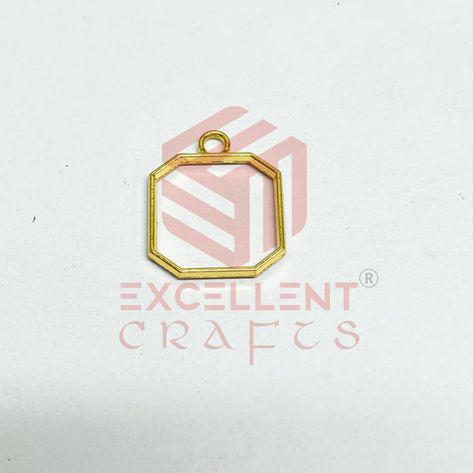 Mini Cut Square Pendant Bezel