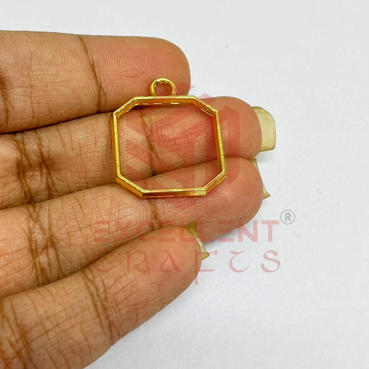 Mini Cut Square Pendant Bezel