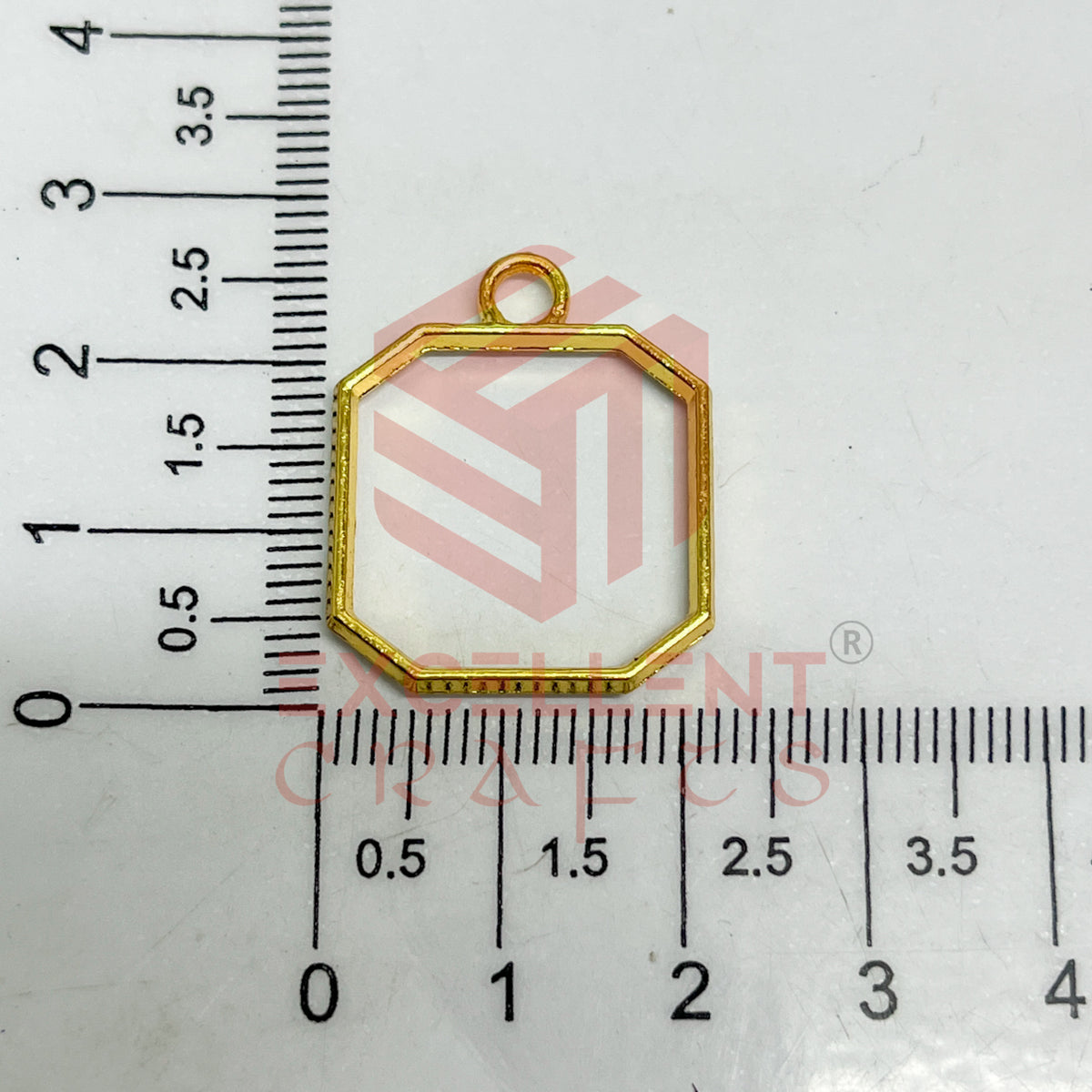 Mini Cut Square Pendant Bezel