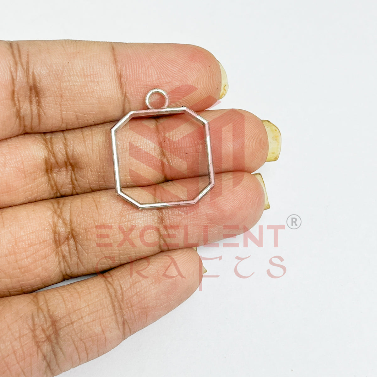 Mini Cut Square Pendant Bezel