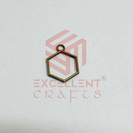 Mini Hexagon Pendant Bezel