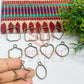 Mini mix Pendant Bezel set