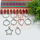 Mini mix Pendant Bezel set