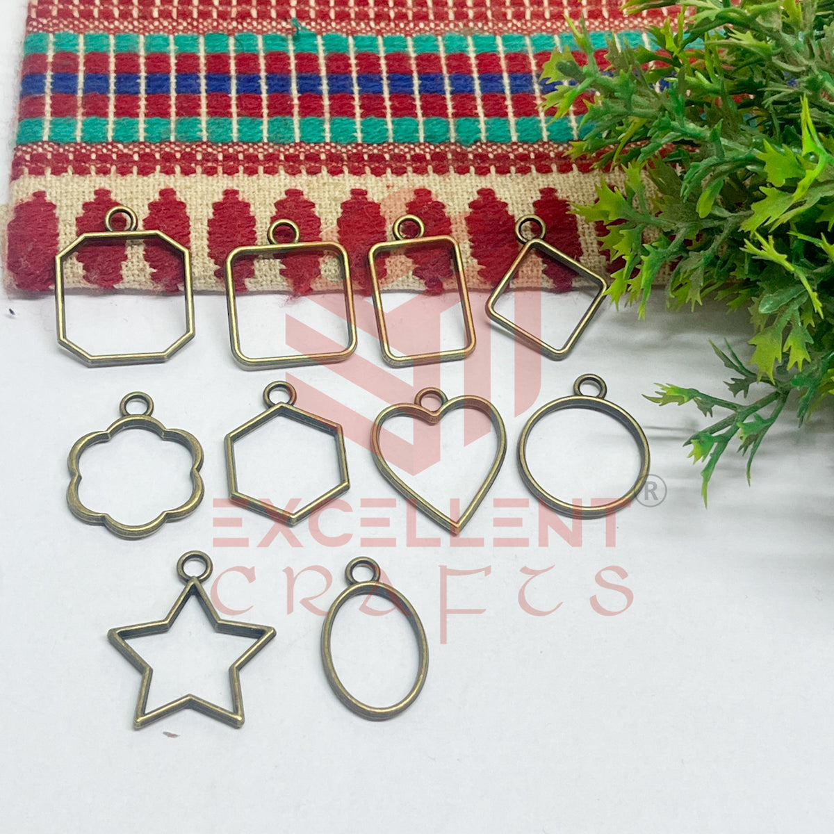 Mini mix Pendant Bezel set