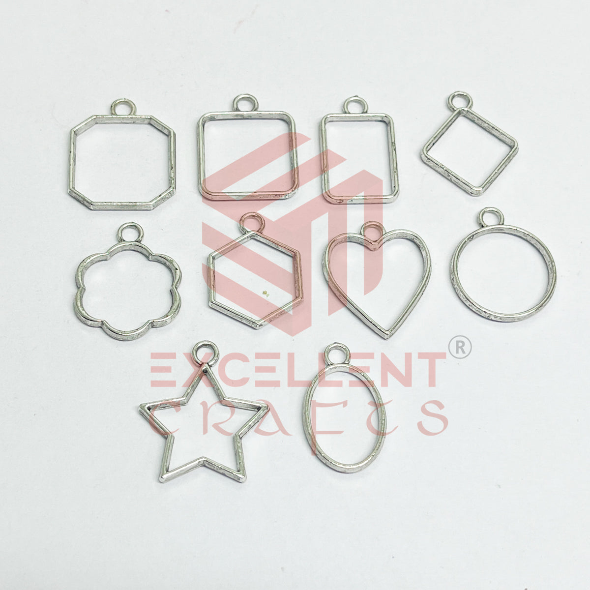 Mini mix Pendant Bezel set