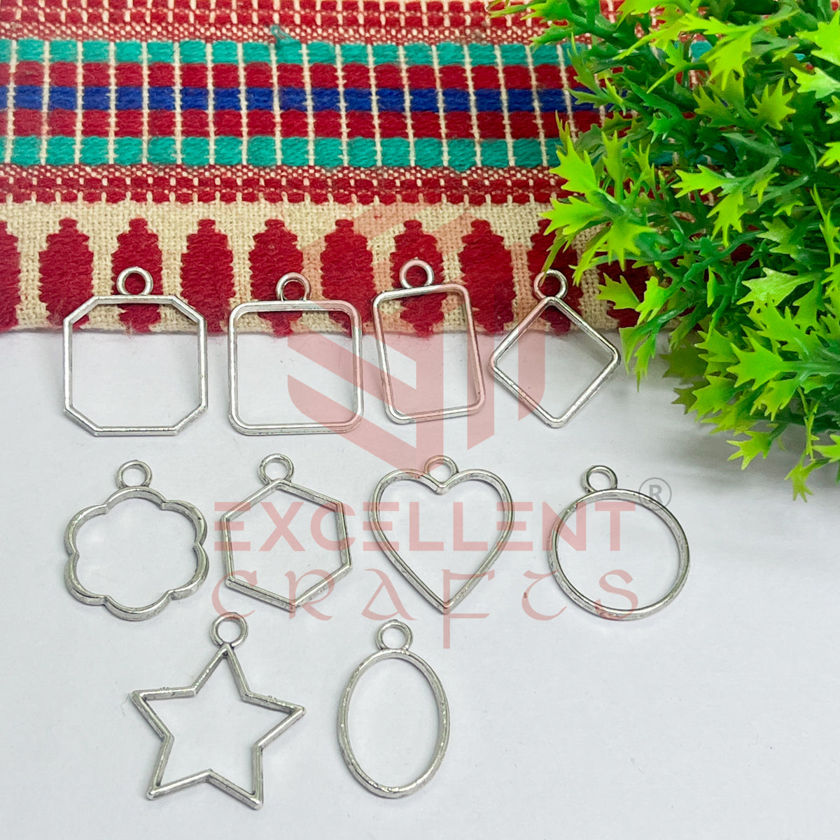 Mini mix Pendant Bezel set