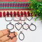 Mini mix Pendant Bezel set