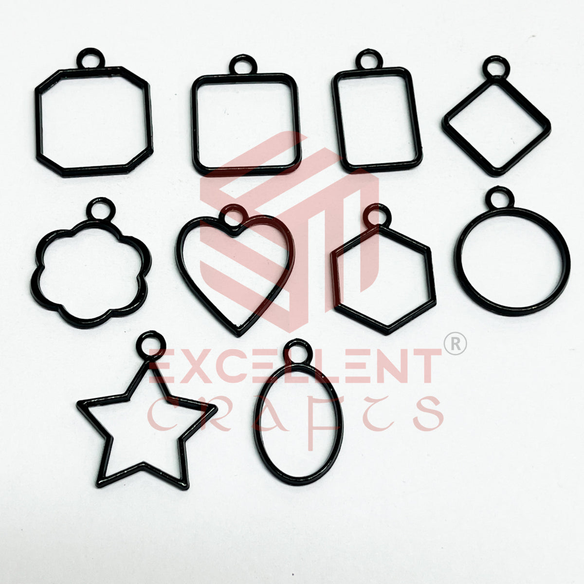 Mini mix Pendant Bezel set