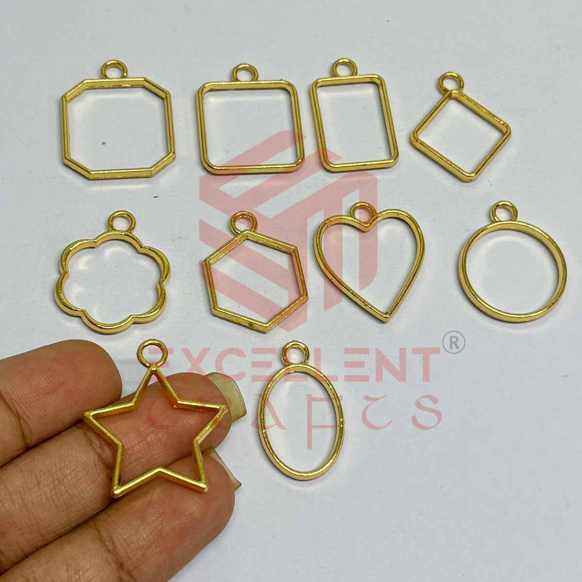 Mini mix Pendant Bezel set