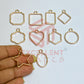 Mini mix Pendant Bezel set