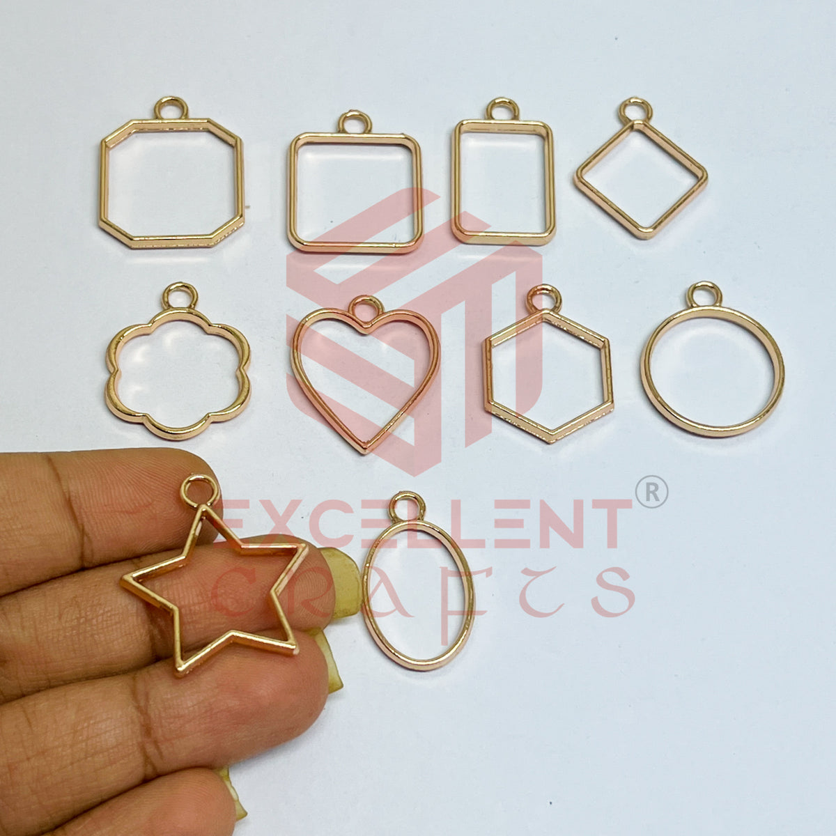 Mini mix Pendant Bezel set
