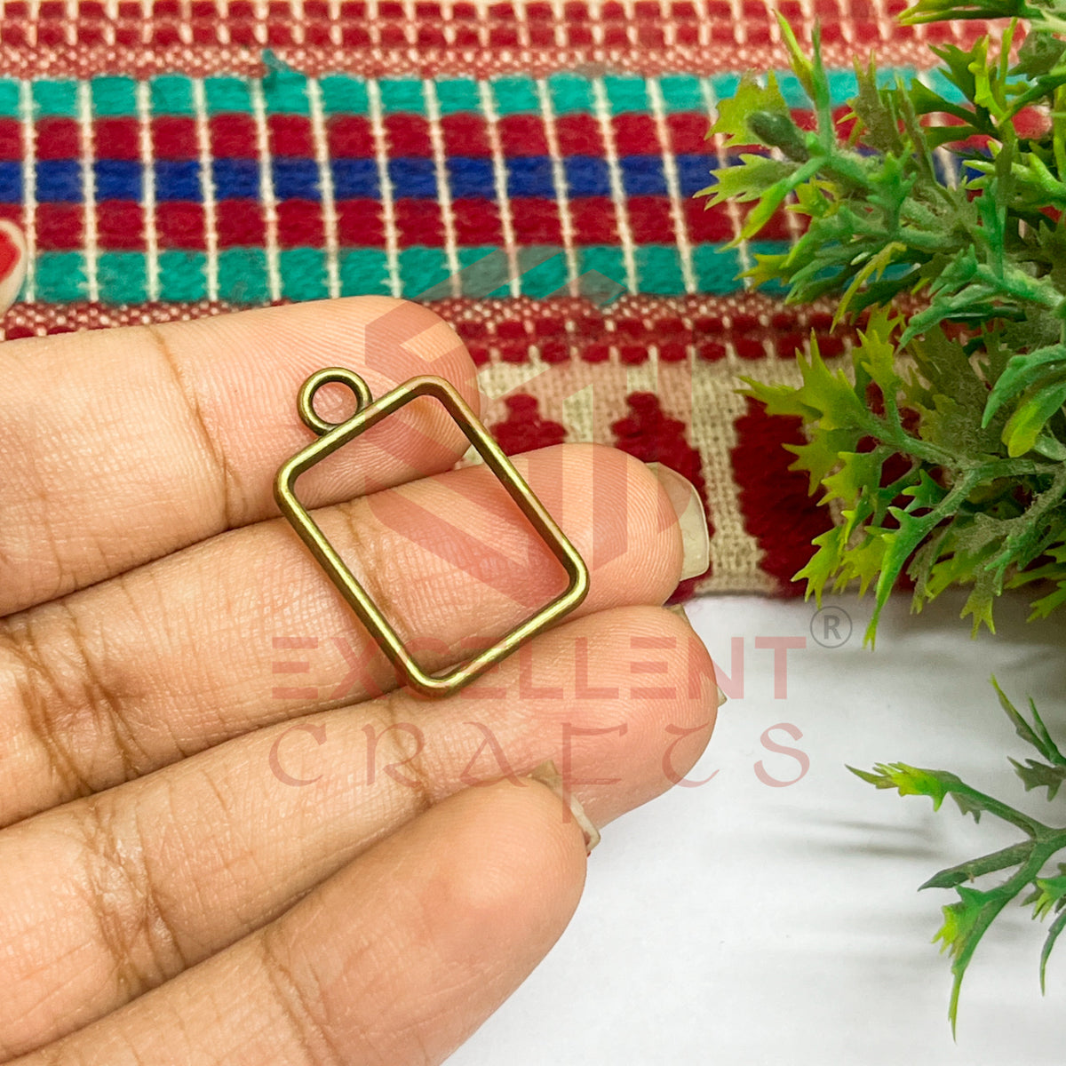 Mini Rectangle Pendant Bezel