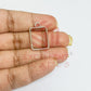Mini Rectangle Pendant Bezel