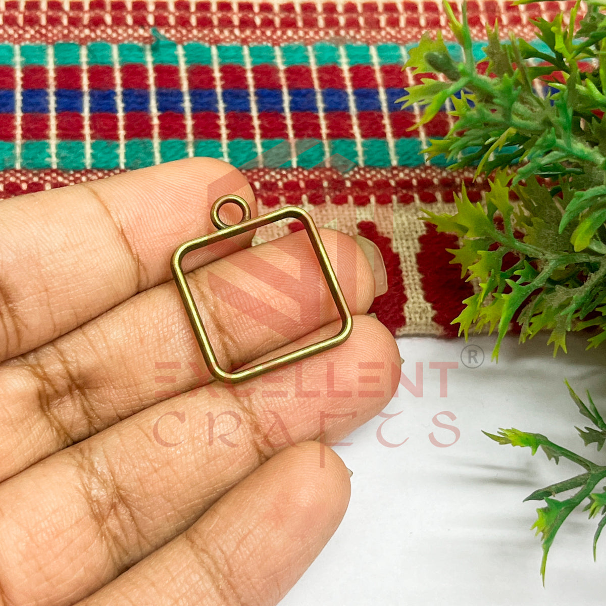 Mini Square Pendant Bezel