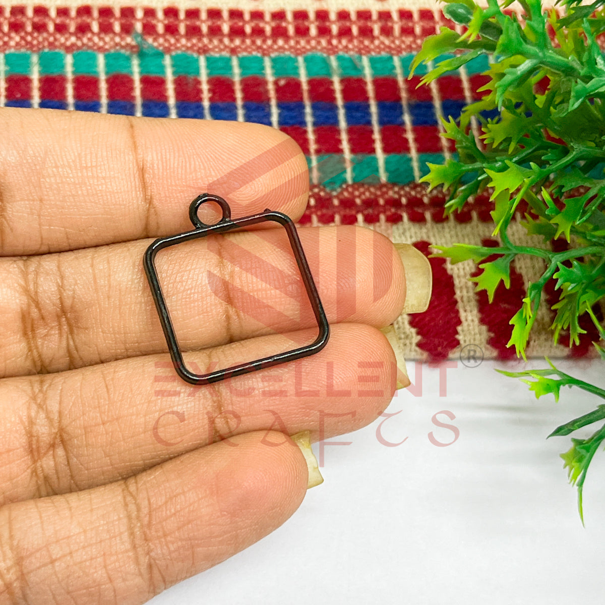 Mini Square Pendant Bezel