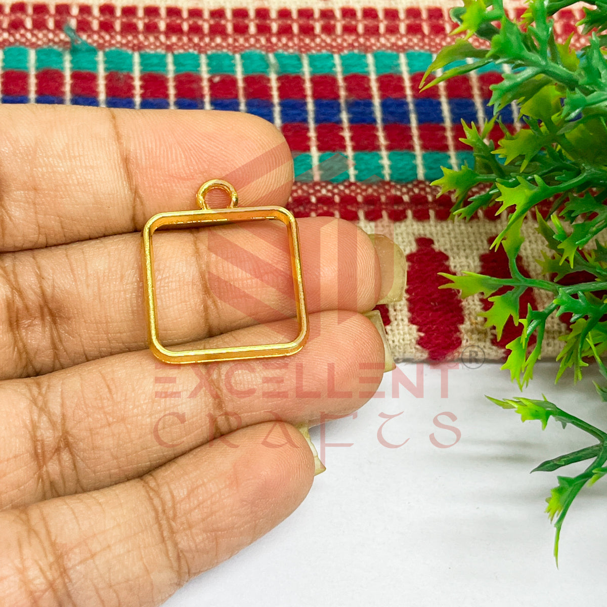 Mini Square Pendant Bezel