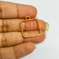 Mini Square Pendant Bezel