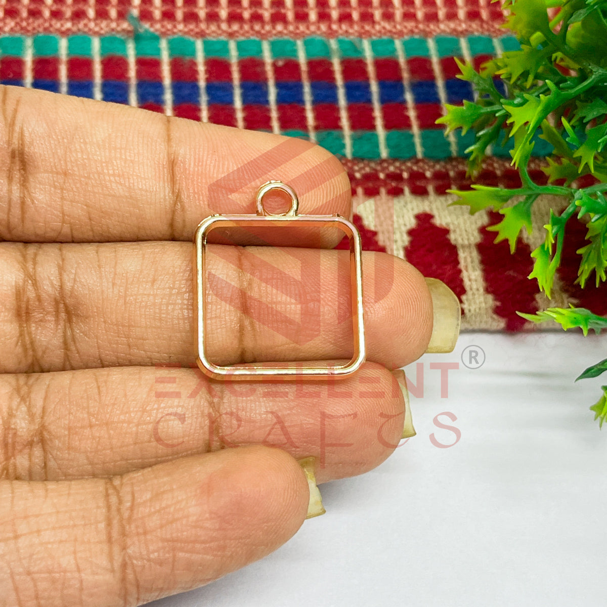 Mini Square Pendant Bezel