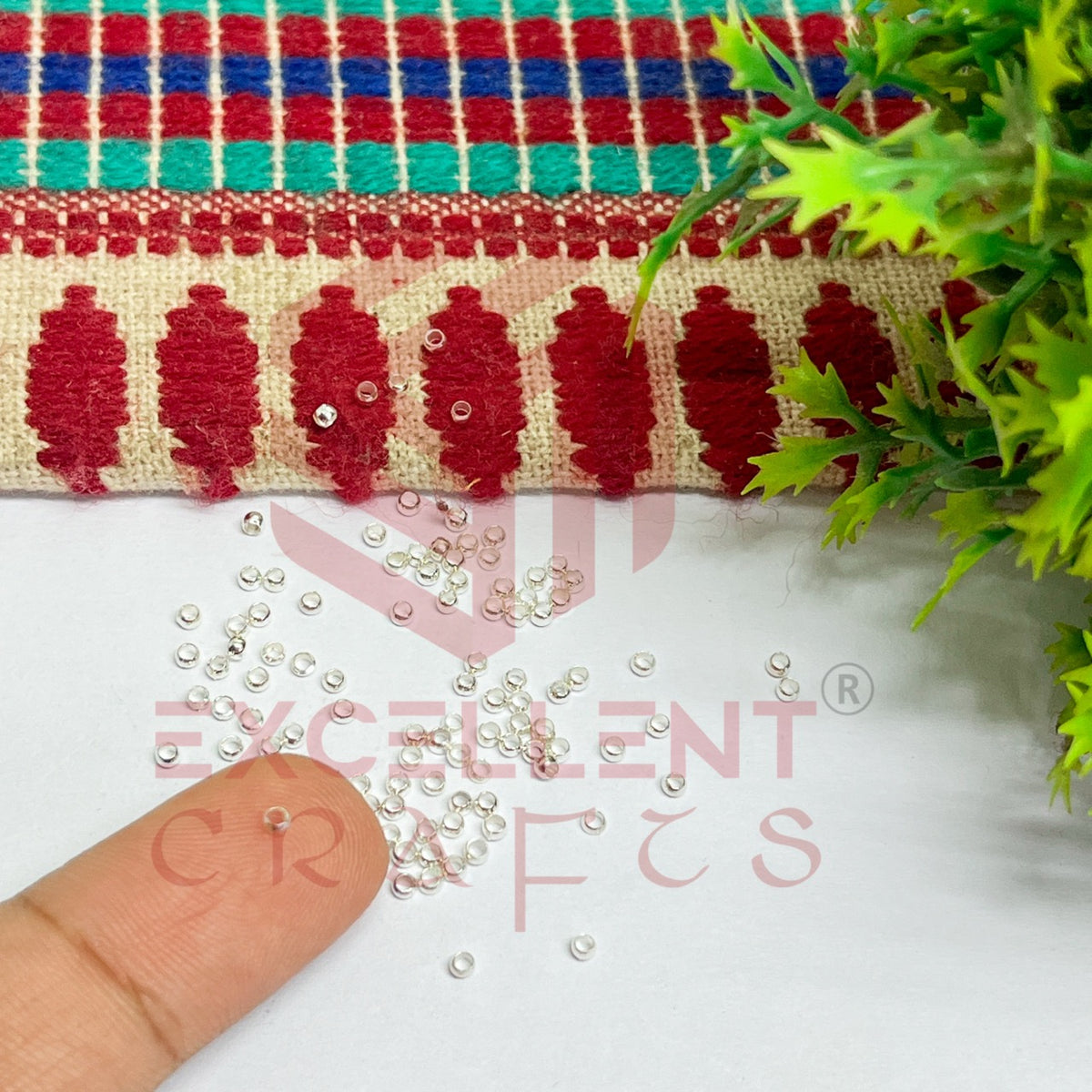 2mm Brass Crimp Beads-100 Pcs Pack