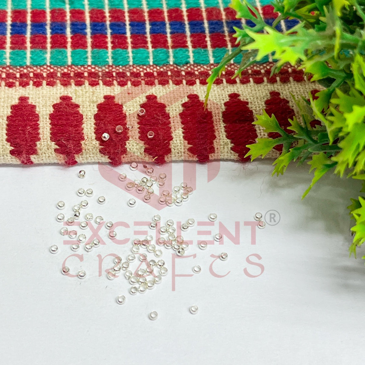 2mm Brass Crimp Beads-100 Pcs Pack