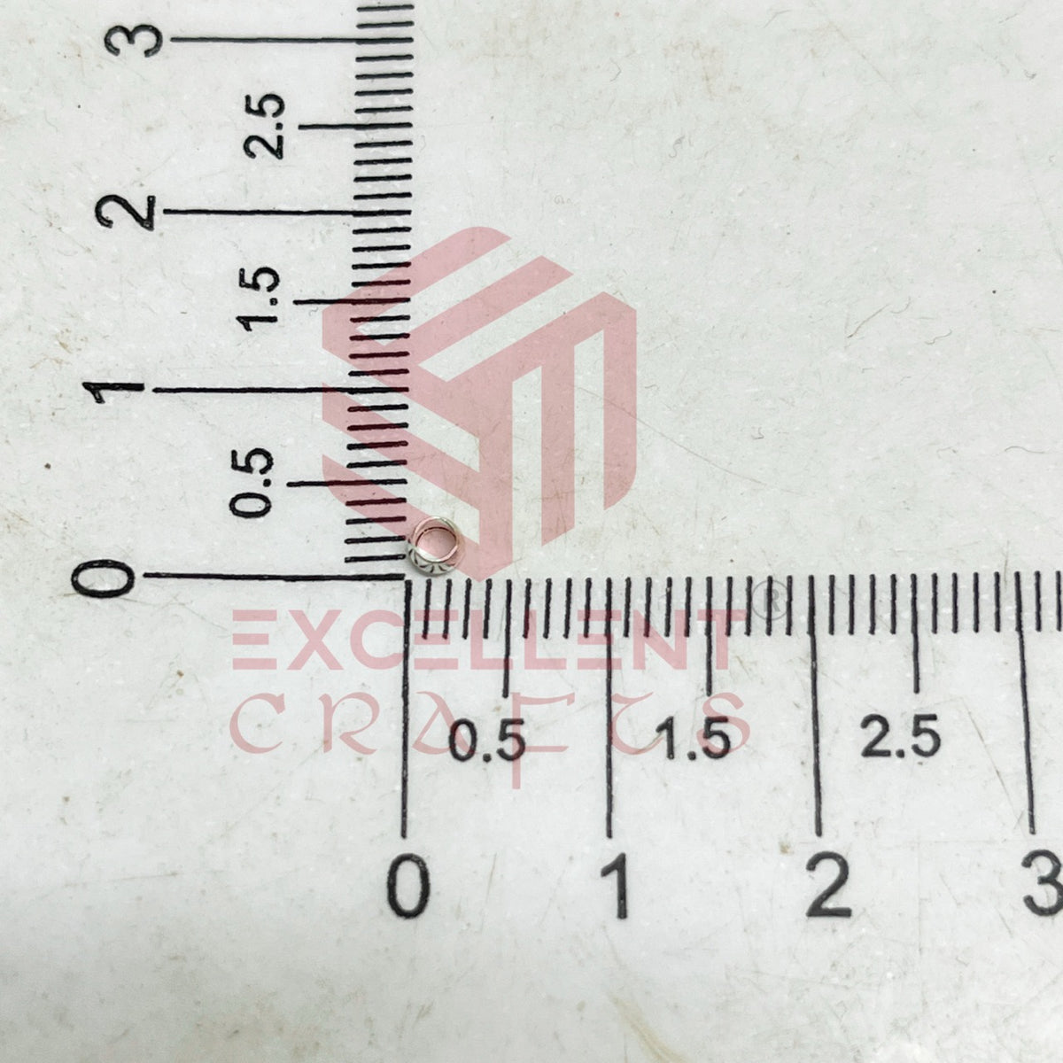 3mm Brass Crimp Beads-100 Pcs Pack