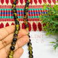 8mm Double Color Crackle Beads Black and Yellow