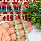 8mm Apple Green Color Crackle Beads