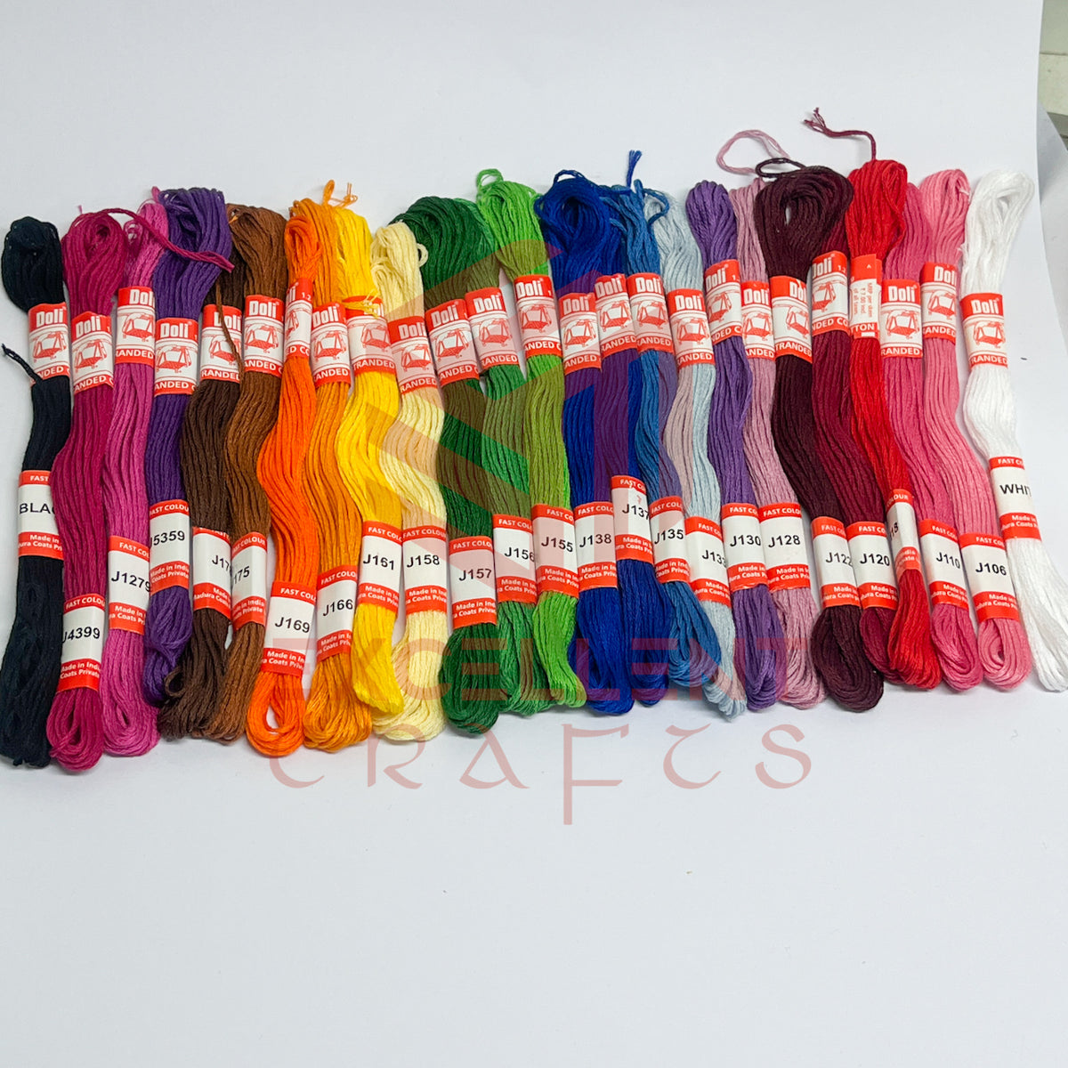 Doli Cotton Thread Assorted Combo- 50pc Pack