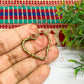 Heart Shape Geometric Texture Pendant Bezel