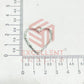 Heart Shape Geometric Texture Pendant Bezel