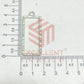 Long Rectangle Shape Geometric Texture Pendant Bezel