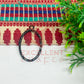 Oval Shape Geometric Texture Pendant Bezel