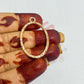 Oval Shape Geometric Texture Pendant Bezel