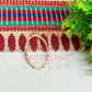 Oval Shape Geometric Texture Pendant Bezel