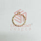 Round Shape Geometric Texture Pendant Bezel