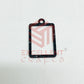 Rectangle Shape Geometric Texture Pendant Bezel