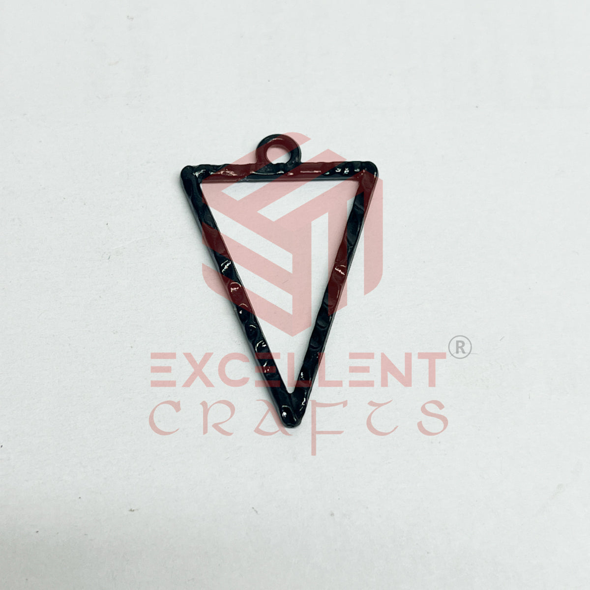 Triangle Shape Geometric Texture Pendant Bezel