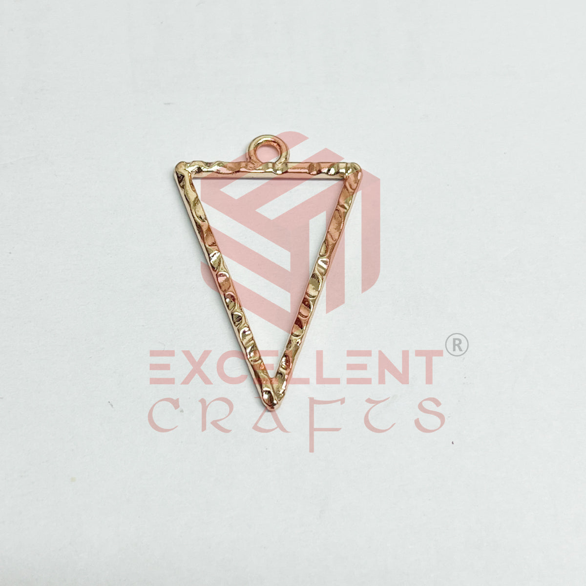 Triangle Shape Geometric Texture Pendant Bezel