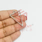 Triangle Shape Geometric Texture Pendant Bezel