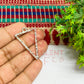Triangle Shape Geometric Texture Pendant Bezel
