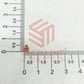3x5mm Teardop Shape Glass Kundan Stones-100 Pcs