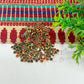 3mm Round Shape Glass Kundan Stones-100 Pcs