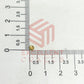 3mm Round Shape Glass Kundan Stones-100 Pcs